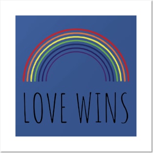 Love wins rainbow 2 Posters and Art